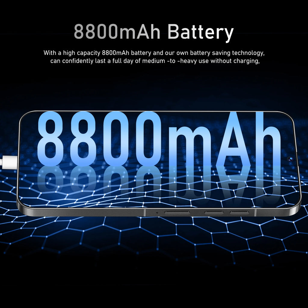 Factory Direct Sale C30 Pro 5G Smartphone 7.38 Inch Display Android 13 OS 16GB RAM + 1TB ROM Celulares Dual Cheap Phones