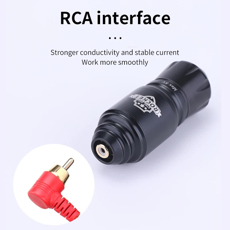 Rocket Short Tattoo Pen High Quality Tattoo Machines 3.5mm Stroke Professional RCA Pen Tattoo