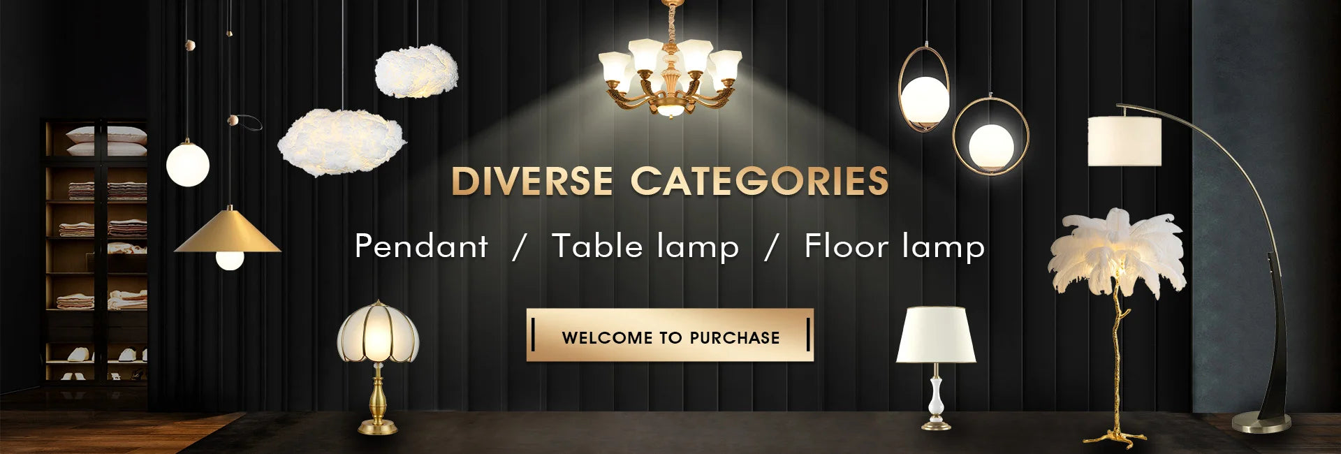 Nordic LED AC Middle Size Iron Gold Pendant Light Luxury Long Strip Chandelier for Dining/Living Room Bar Simple Modern