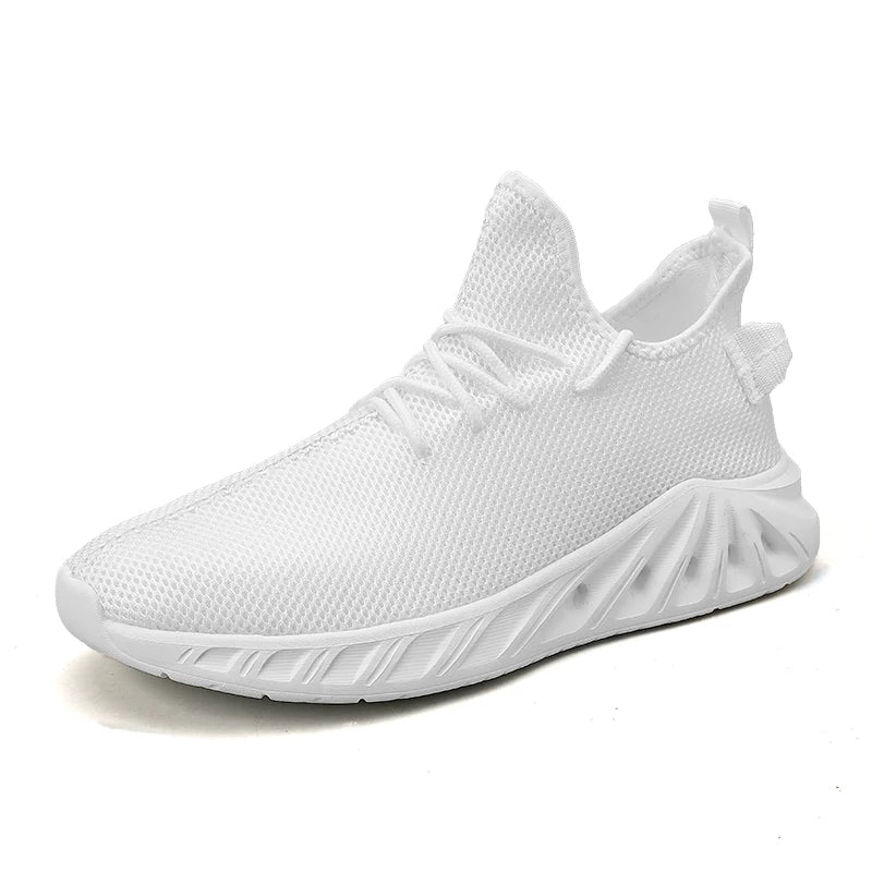 Men's Road Running Shoes Sneakers Track Trail-running Shoes Running Minimal Jogger Stretch Fabric Air Mesh Athletic Low-top