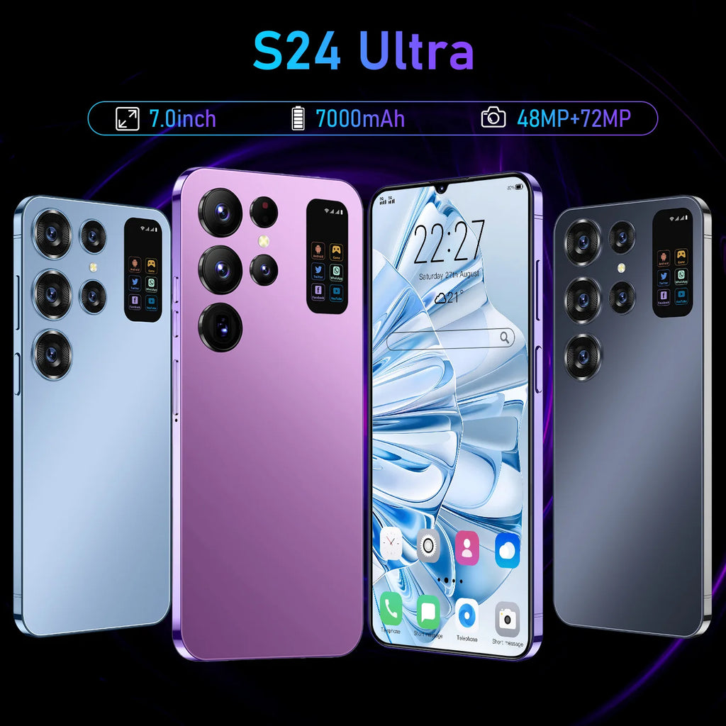 Phones Mobile Android Smartphone Mobile Phones Smartphone Smart Phone 2+16GB S24 for Sum S24 Ultra Sung