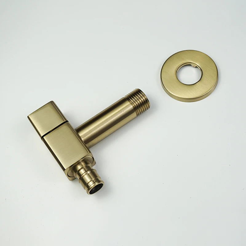 Washing Machine Faucet Tap Outdoor Garden Mop Pool Wash Faucets Bathroom Square Wall Mounted Solid Brass Sink Cold Water Tap
