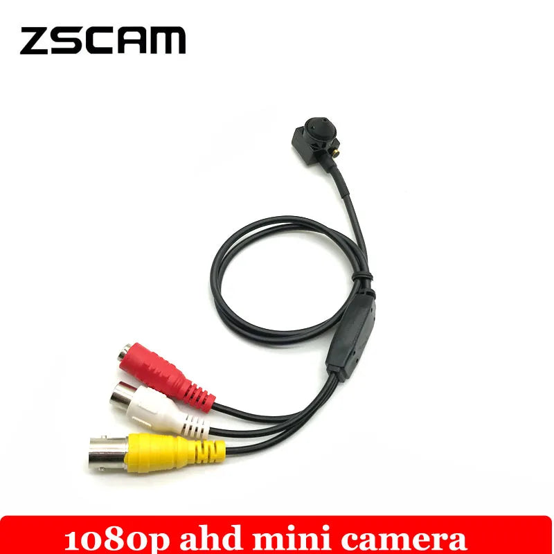 HD Mini Security Camera 1080P/2MP IMX323 Chip AHD/TVI/CVI/CVBS 4-in-1 Wired Home Cam With Audio 3.7mm/2.8mm Lens