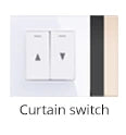 Coswall Luxury Crystal Tempered Glass Panel 1 Gang 1 Way Light Switch On / Off Wall Switch With LED Indicator 16A AC 250V
