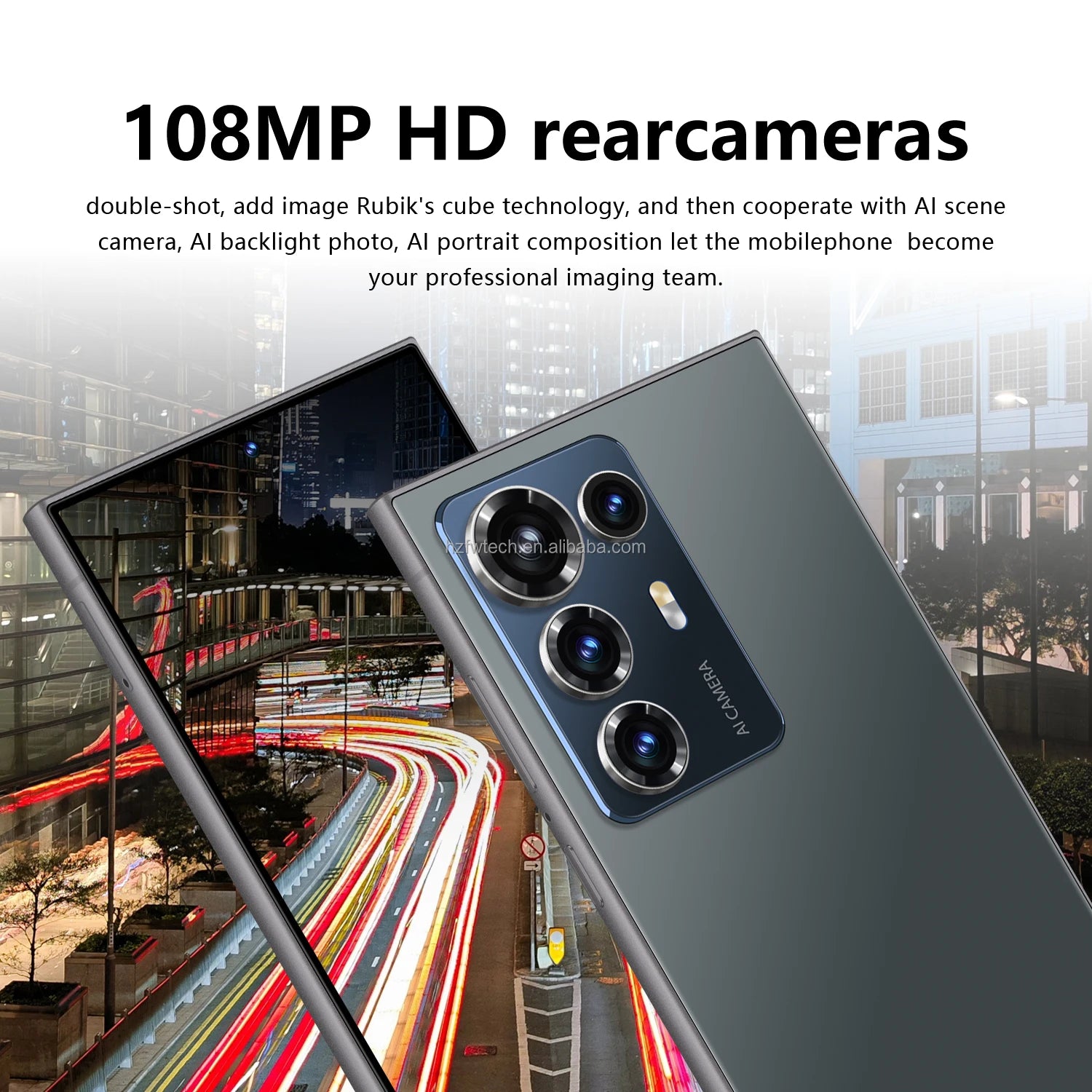 S25 ULTRA 5G Smartphone 7.3 Inch HD Screen 8800mAh Battery 108MP Camera DecaCore Phone CPU MTK Processor LTE CDMA Mobile Phones