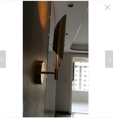 Postmodern metal inclined wall lamps bedroom living room corridor Nordic aisle stair light home wall sconces lights fixtures