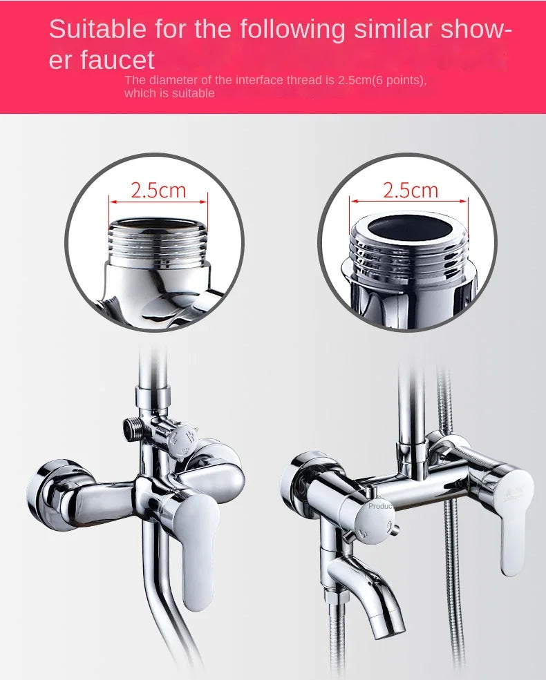 Shower Extender Gray Black Shower Extension Rod Shower Bracket 30\40\50 cm Shower Extension Rod Riser Tube Bathroom Accessories