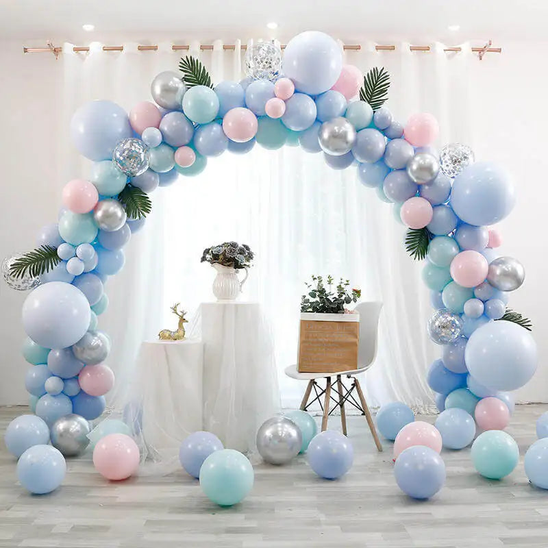 Wedding Birthday Baby Shower 32mm Diameter Aluminum Alloy Tube Balloon Flower Arch Backdrop Stand