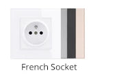 Coswall Luxury Crystal Tempered Glass Panel 1 Gang 1 Way Light Switch On / Off Wall Switch With LED Indicator 16A AC 250V