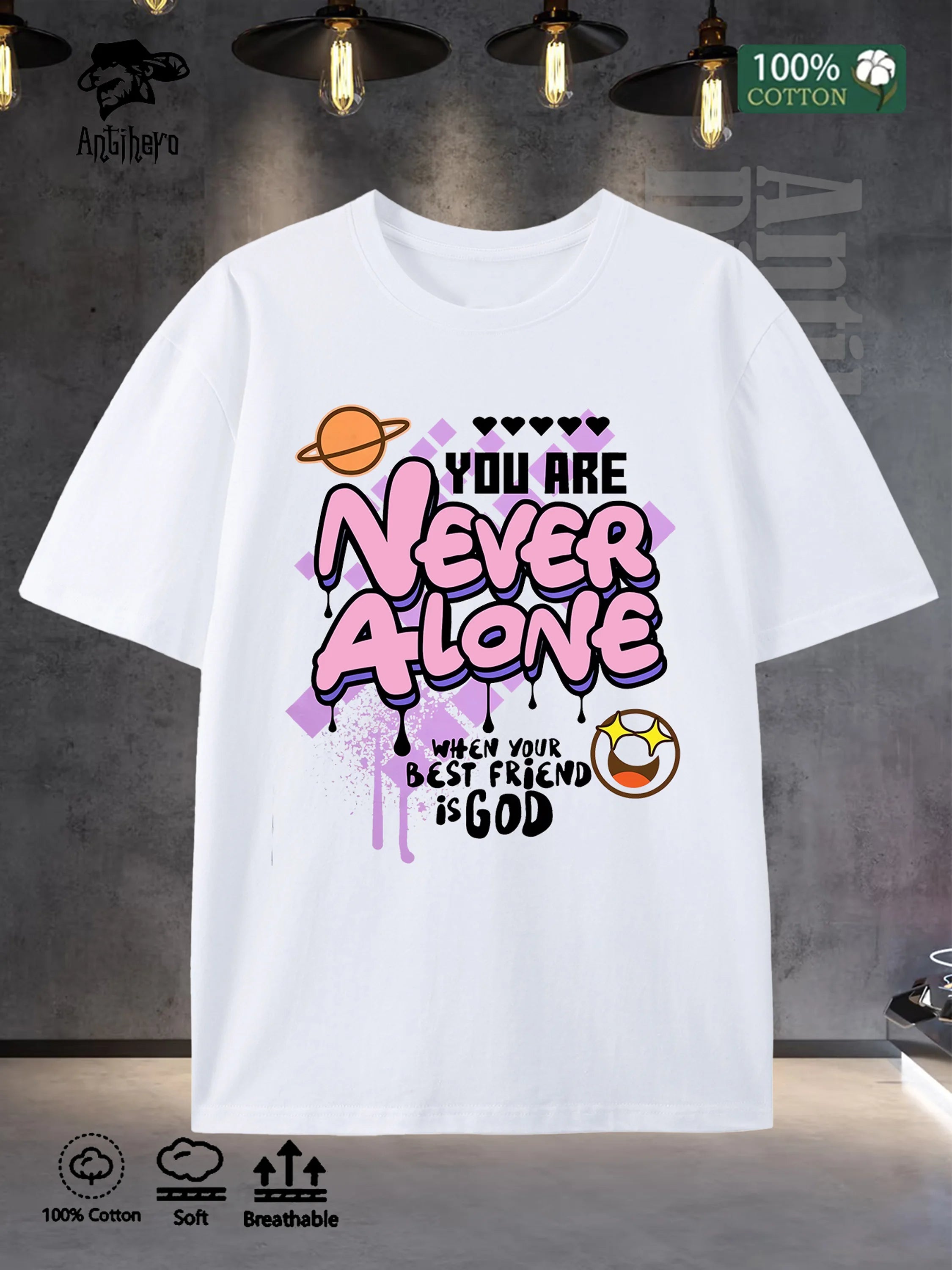 2025 Fashion Mens 100 Cotton Oversize Tee 5 Colors Street Style Comfort USA Warehouse
