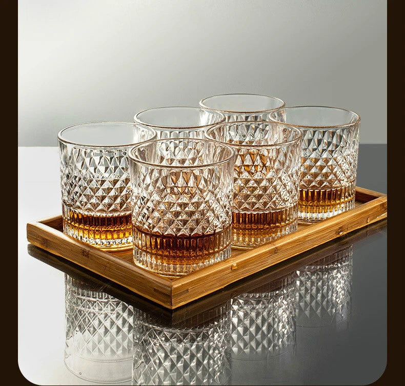 Whiskey Glasses,Scotch Glasses,Old Fashioned Whiskey Glasses/Perfect Gift for Scotch Lovers/Style Glassware for Bourbon/Rum
