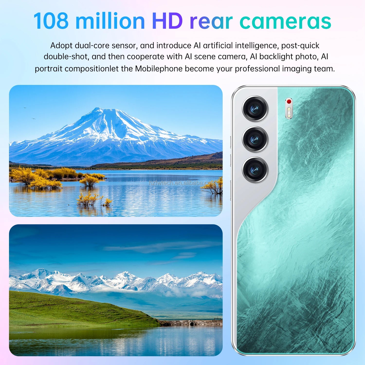 Hot Sale Original for Camon 40 Pro 6.8 Inch Android14 Deca Core Gaming Mobile Phones with 108MP Beauty Rear Camera 5G SmartPhone