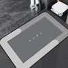 Quick Drying Soft Diatomite Bath Mat Super Absorbent Non-Slip Bathroom Floor Mat for Shower Toilet Entrance