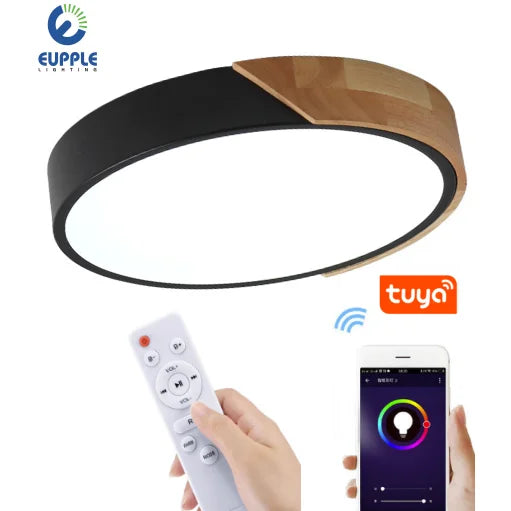 Best Sales 3year Warranty Indoor Round Wifi Tuya Remote Control Led Smart Ceiling Light for Home