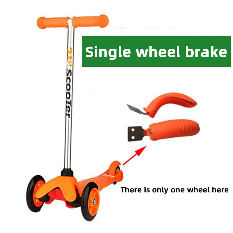 Scooter brake accessories brake pads children three or four wheeler skid rear wheel brake pads scooter back wheel brake
