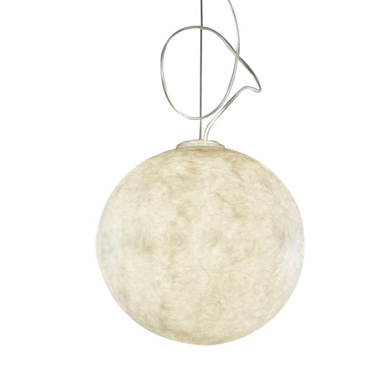 Nordic Internet-famous Chandelier Bar Atmosphere Light for Living Room Planet Moon Hanging Chandelier Middle LED Iron 2-Year