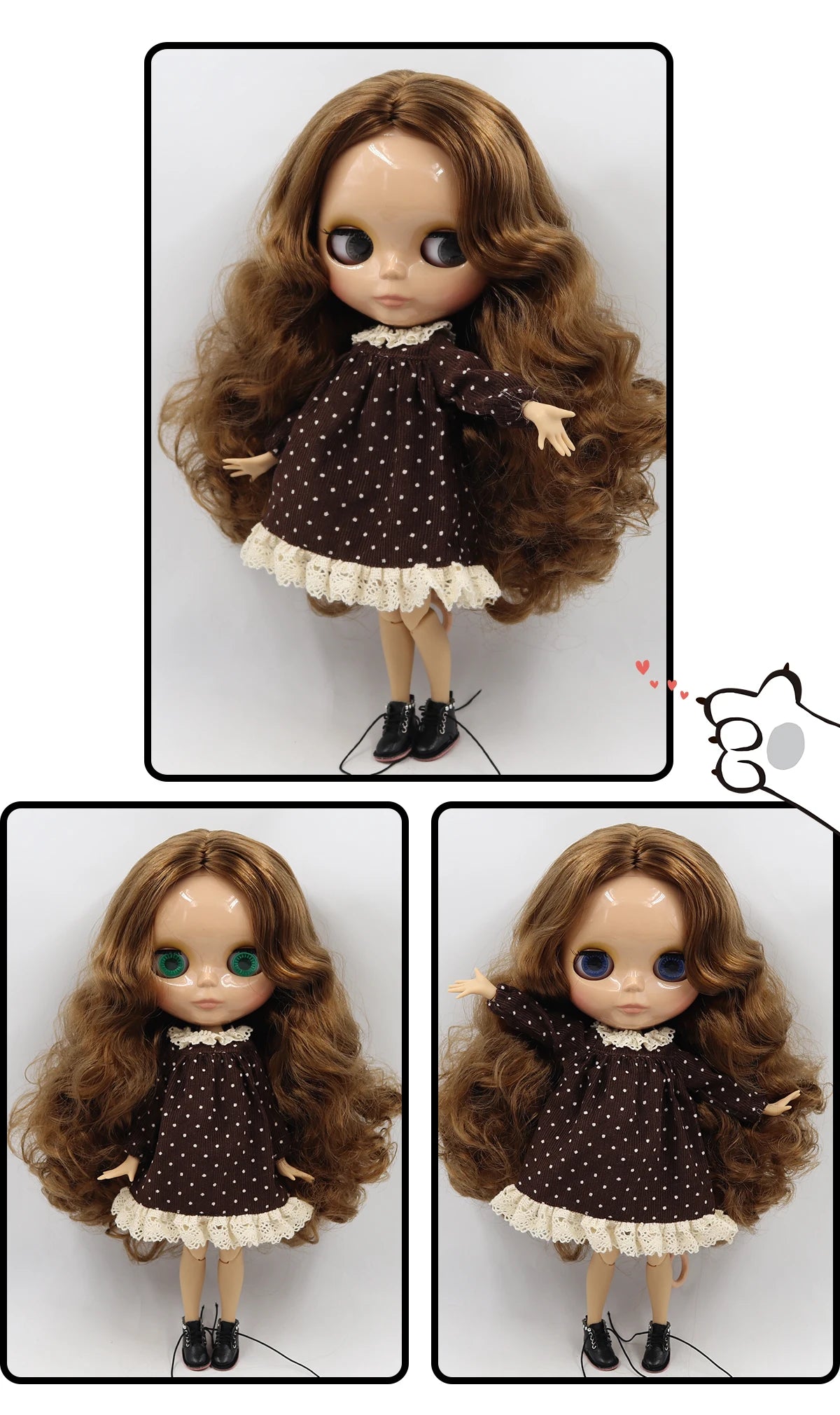 ICY DBS Blyth Doll 1/6 BJD Toy Joint Body Special Offer Lower Price DIY Girls Gift 30cm Anime Doll Random Eyes Colors