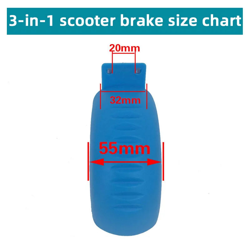 Scooter Accessories Brake Pads Children Tricycle Quad Wheel Scooter Rear Wheel Brake Pads Scooter Back Wheel Brake Scooter Brake
