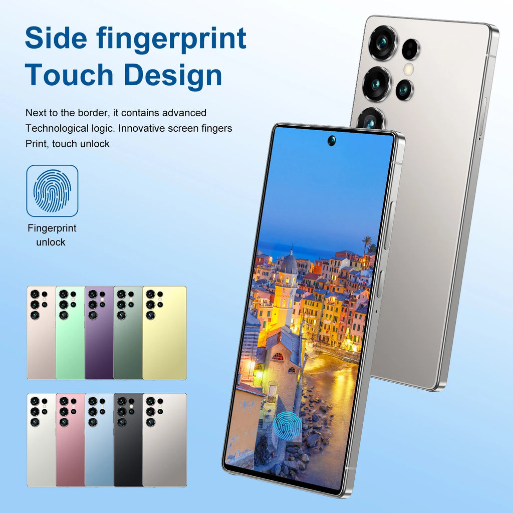 Best Price Galax S25 Ultra Android Smartphone 7.3 Inch HD LED 144Hz Screen 16G+1TB Storage Original Cell Phones Mobile Phones