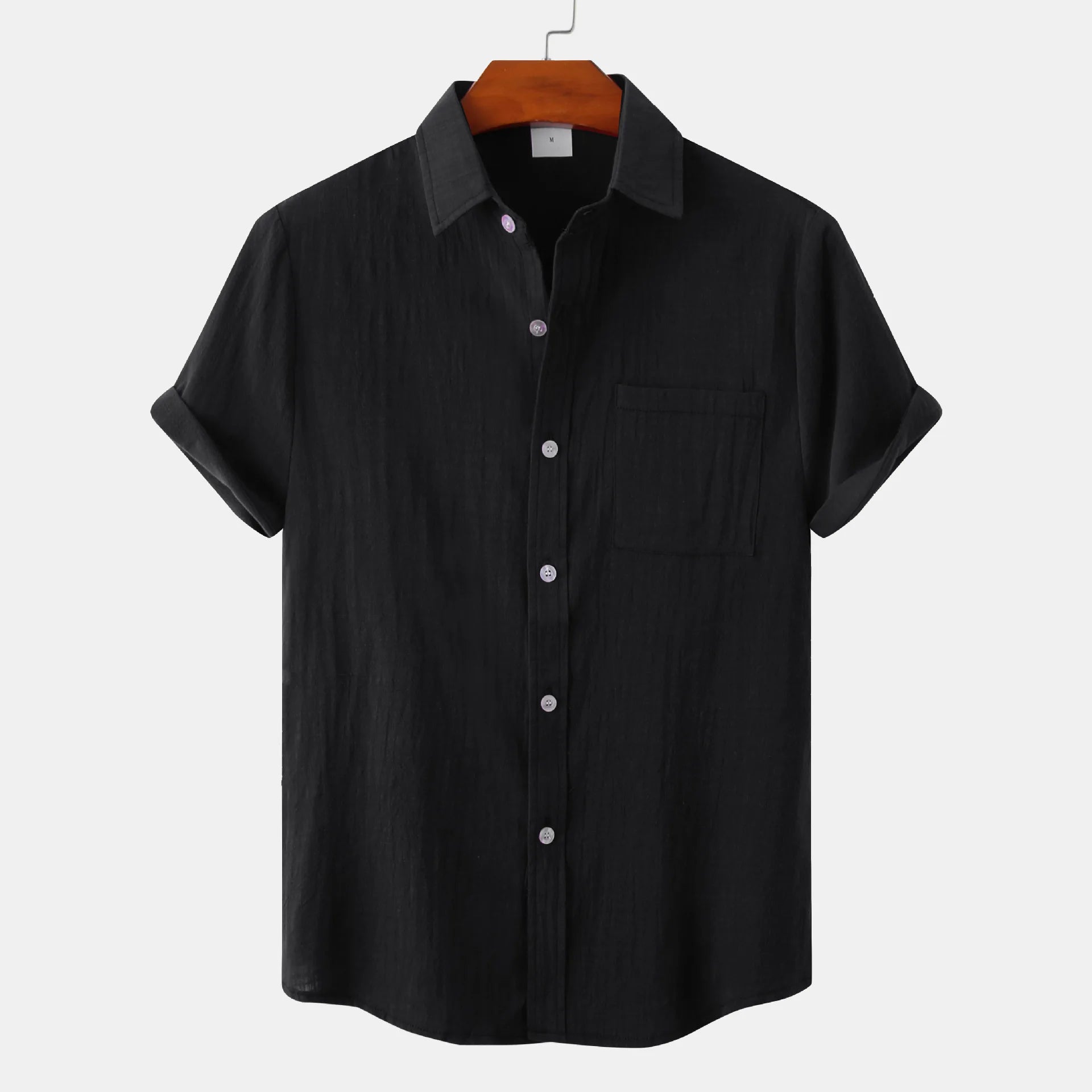 2026 New Men Summer Lightweight Short Sleeve Button Down Shirts Breathable Outdoor Travel Casual Beach Daily Male Tops Hot Sale