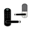 High Quality Tuya TT Lock Zinc Alloy Wood Aluminum Smart Card Fingerprint Door Lock Remote Control APP Memory Card Cloud C7/S7