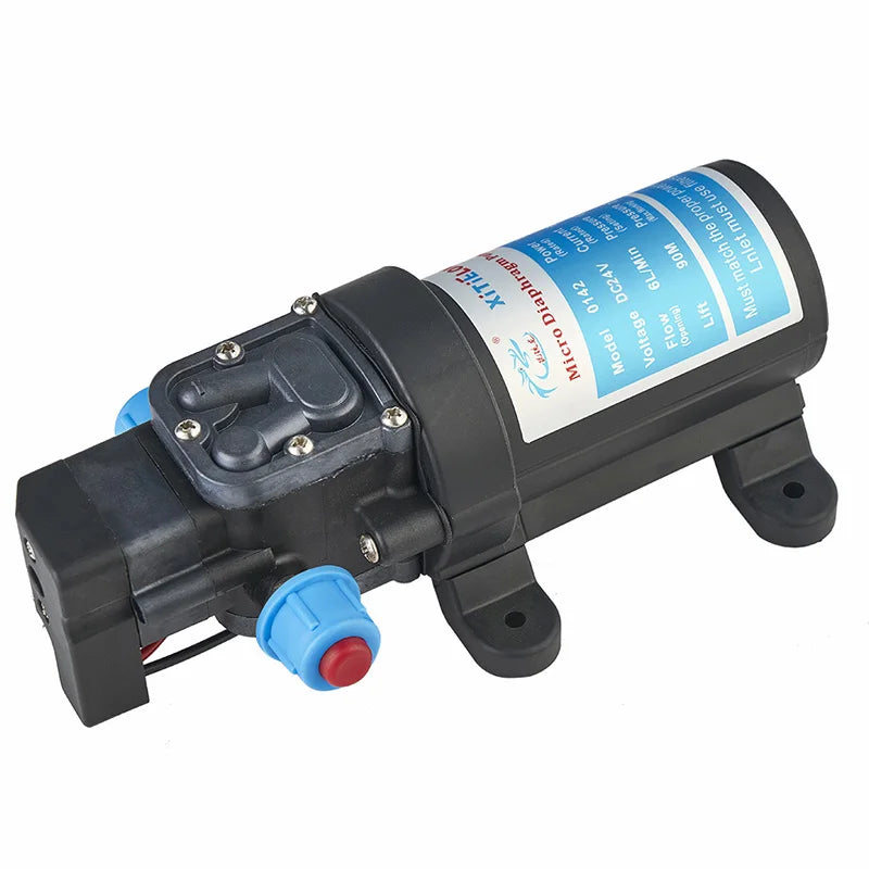 Electric Pressure Washer Pump 24V 80W Portable High Pressure Intelligent Mini Car Water Pump for Auto RV Home Garden Pet Shower