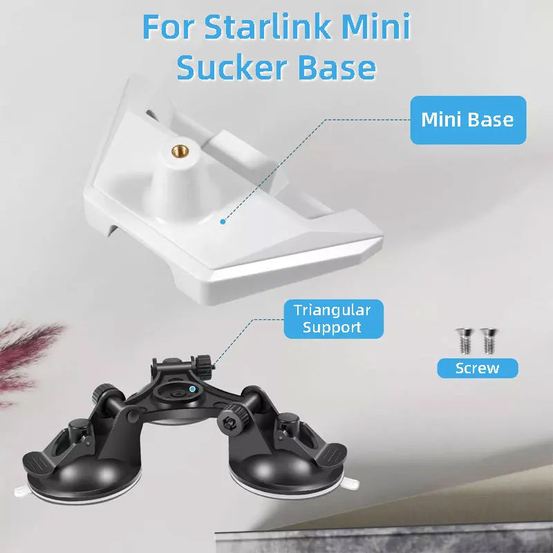 Factory Cheap Suction Cup Mount Base for Starlink Mini TV Antenna Car Roof Mount Kits Bracket Accessories