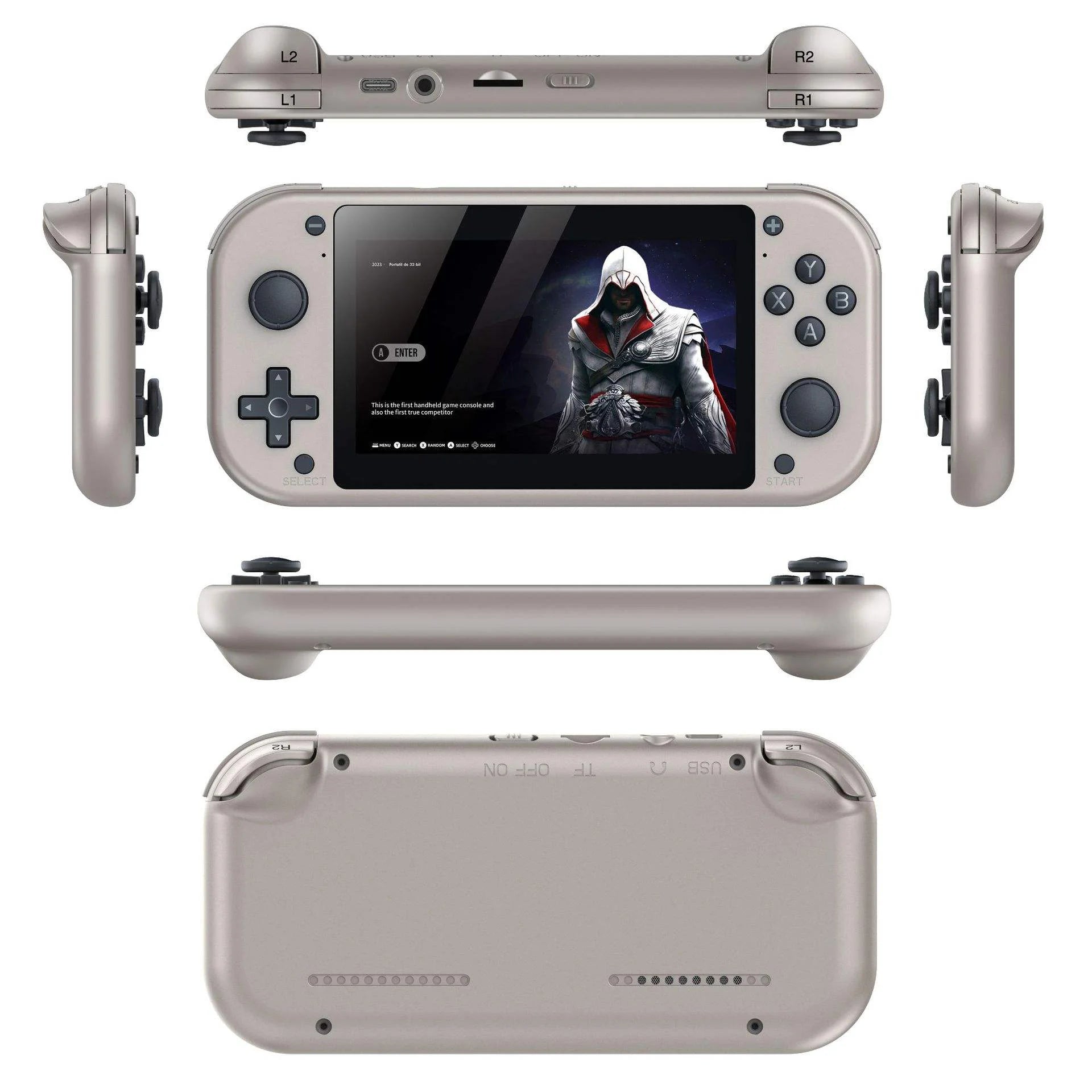 M17 4.3 Inch Horizontal HD Screen Open Source Arcade Hand Held Game Console 2025 Classic Portable M17 Retro Handheld Game Player