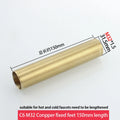 Copper kitchen sink hot and cold faucet accessories base fixed foot screw nut 30 plus filament