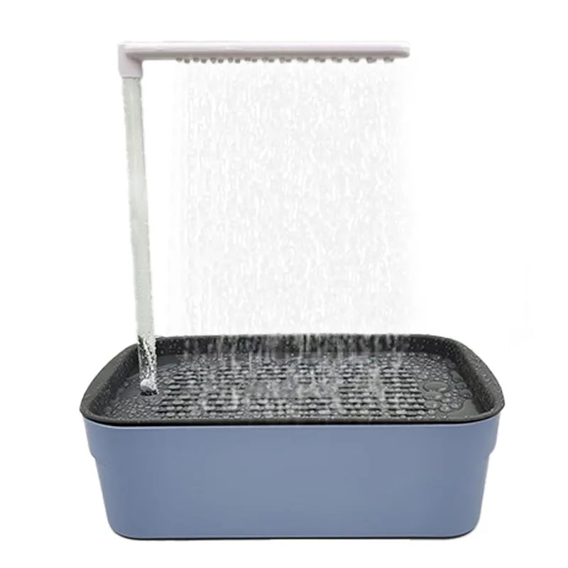 Automatic Bird Bath Fountain with Electric Faucet Parrot Shower Spa for Parakeet Conure Bird Cage Accessories