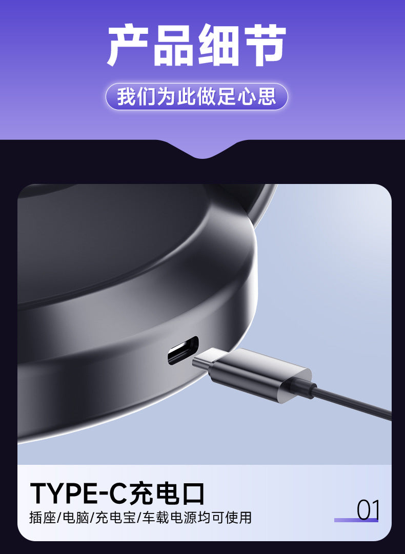 New air circulation fan large wind mute fan non-perforated wall hanging kitchen dormitory desk face exposure fan
