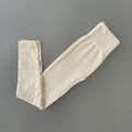 Foreign Trade New Leggings Outer Wear Spring and Summer Women's Solid Color Elastic Tight Sports Pants Yoga Fitness Threaded Pants