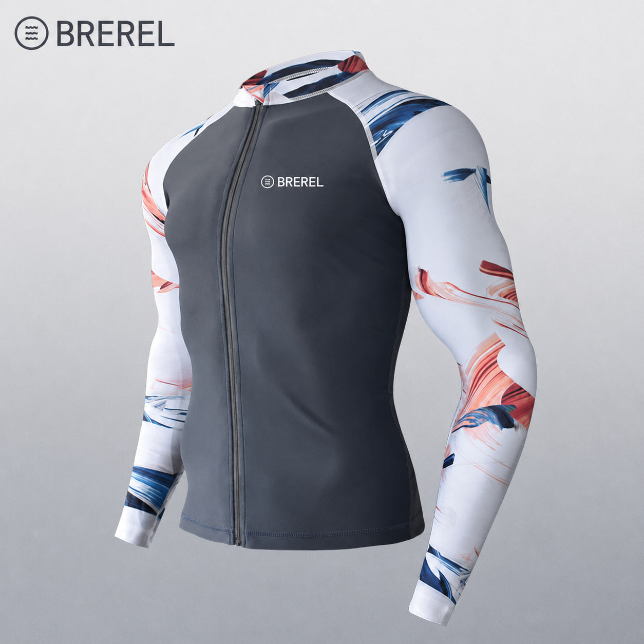 Sun Protection Swimsuit Men's Surfing Suit Split Quick-Drying Tight Jellyfish Suit Snorkeling Suit Wetsuit Full Body Long-Sleeved Trousers