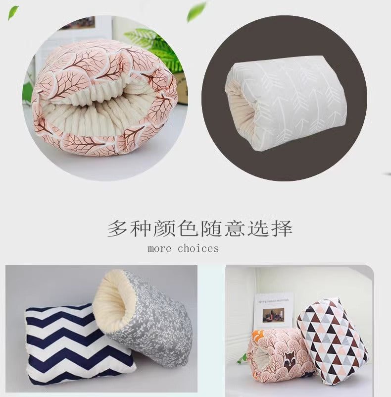 New Pure Cotton Fleece-Lined Thickeneded Soft Baby Nursing Pillow Arm Pillow Feeding Pillow Mother and Baby Supplies