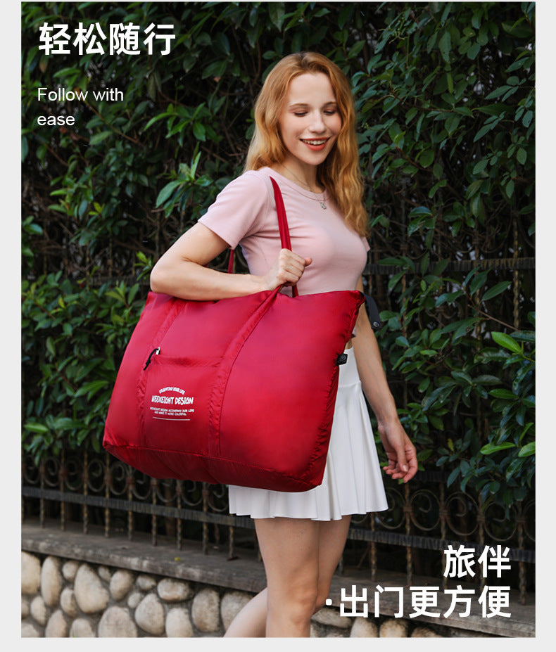 Outdoor Camping Travel Bag, Travel Handbag, Shoulder Bag, Foldable Storage Bag, Lightweight Large-Capacity Luggage, Maternity Bag