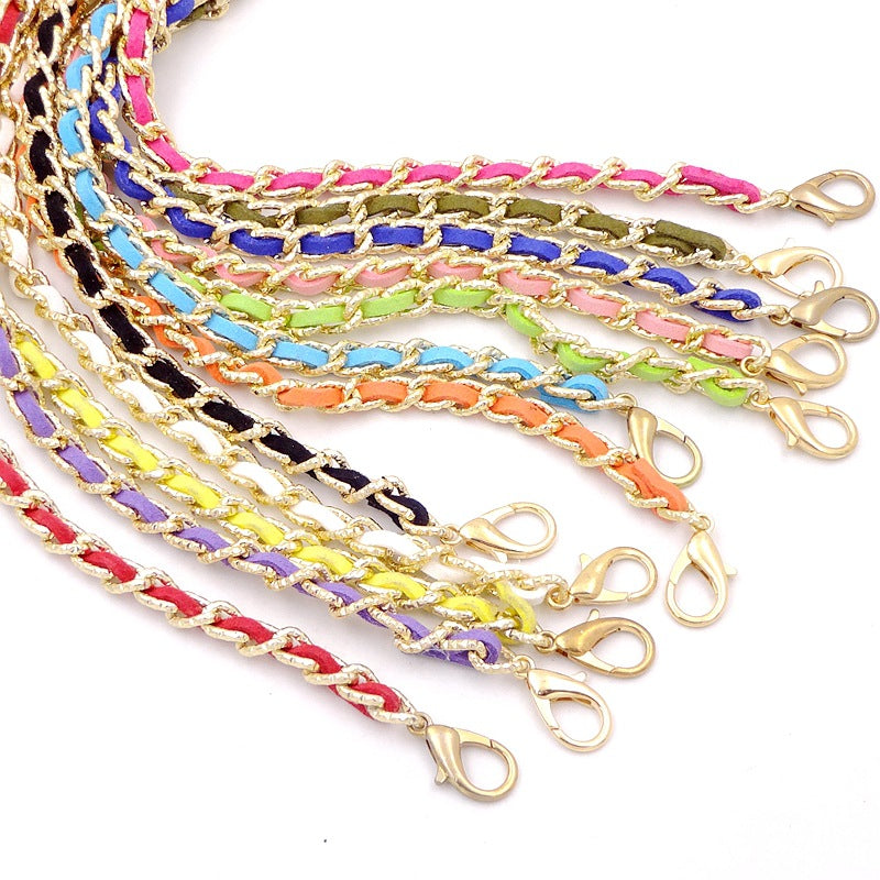 Korean style versatile metal thin waist chain women's skirt decorative pearl belt sweet lady decorative belt
