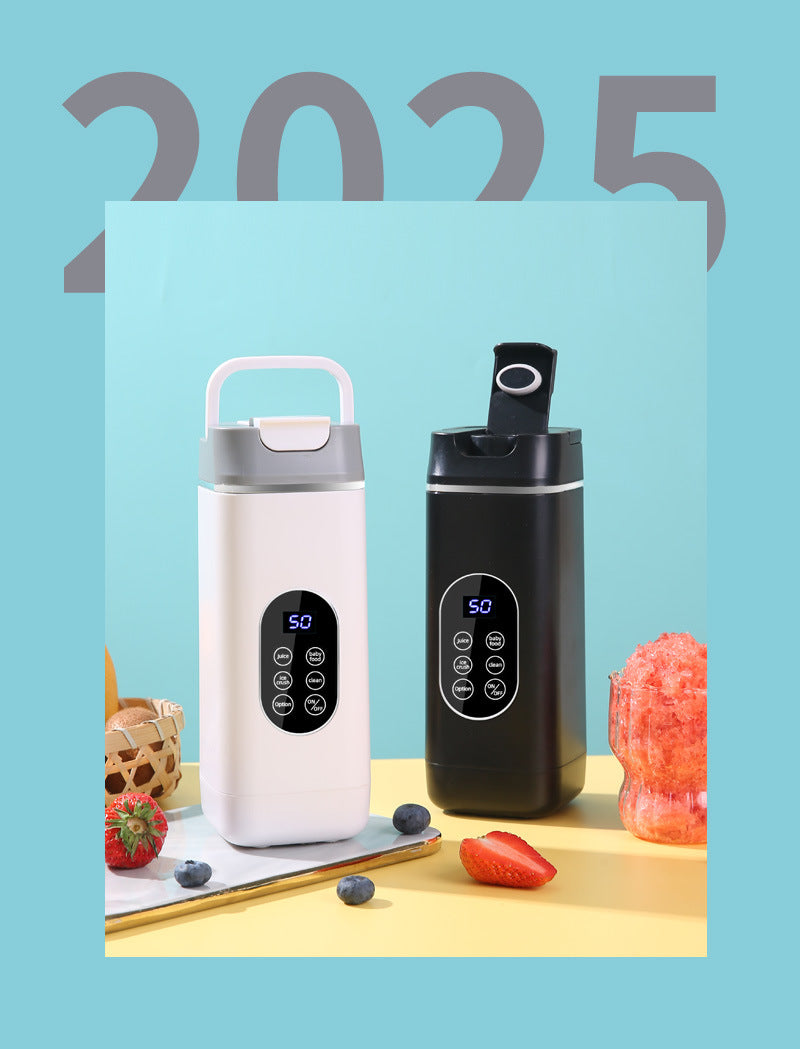 New high-end cross-border juicer household crushed ice juice cup portable rechargeable juicer outdoor 12 knife wireless