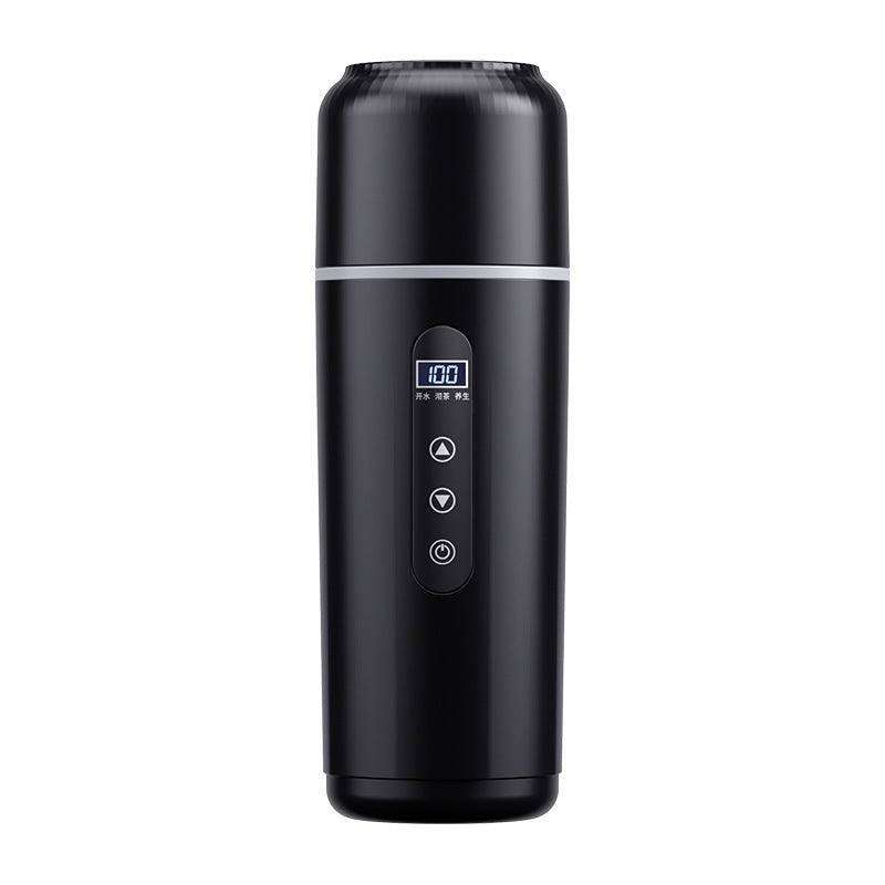 Car heating water cup 2024 new 12v24v universal usb insulation integrated size truck heating water cup