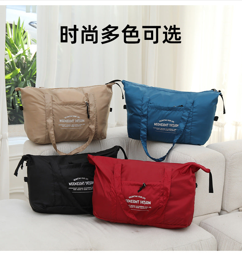 Outdoor Camping Travel Bag, Travel Handbag, Shoulder Bag, Foldable Storage Bag, Lightweight Large-Capacity Luggage, Maternity Bag