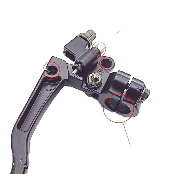 Motorcycle Mirror Holder FXD 125 150 Motorcycle Left Hand Handle Handle Clutch Right Brake Handle Holder Assembly