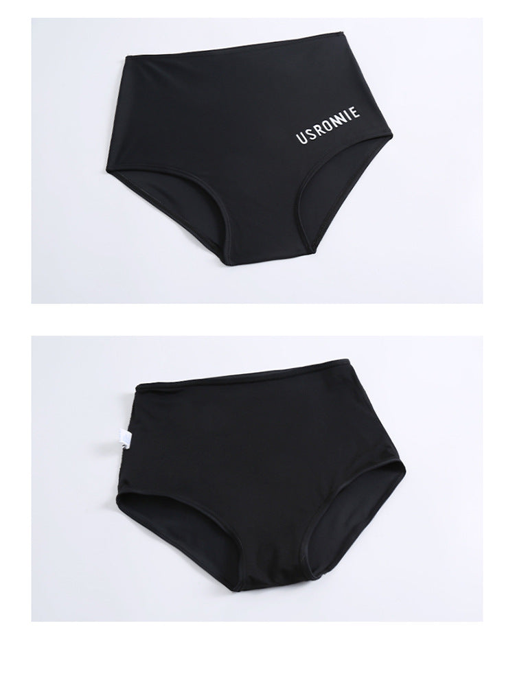 2025 New Swimsuit Women's Three-Piece Split Sexy Belly-Covering Slimming Look Fairy Style Ins Long-Sleeved Sun Protection Swimsuit