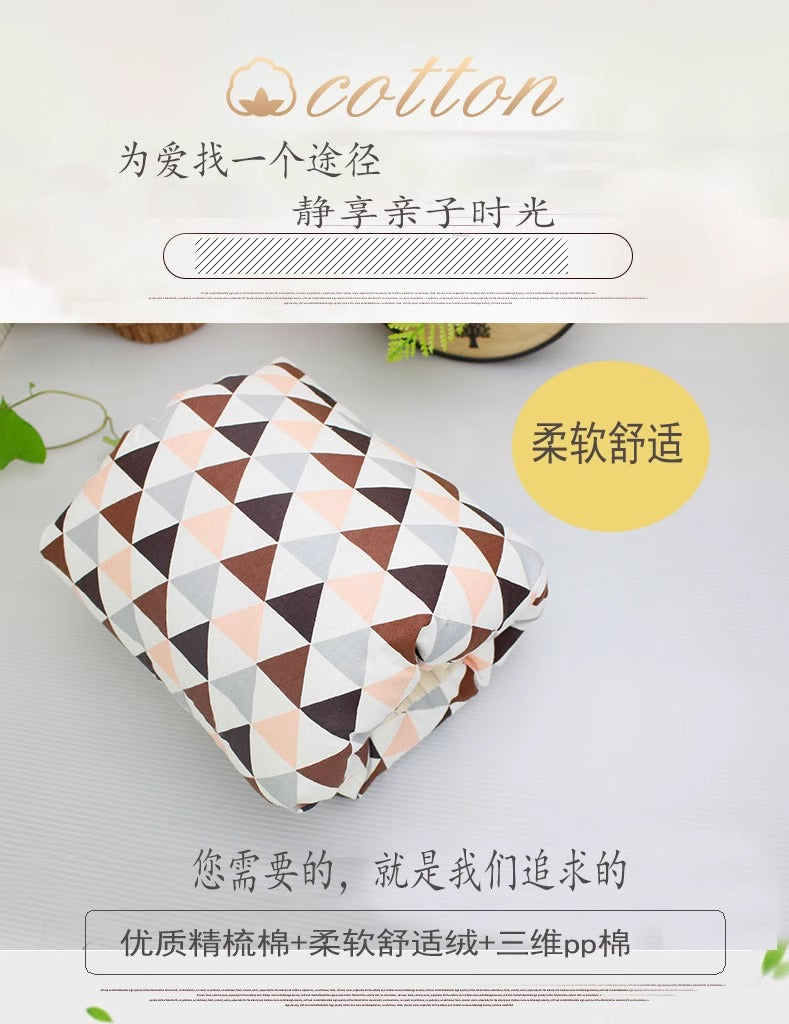 New Pure Cotton Fleece-Lined Thickeneded Soft Baby Nursing Pillow Arm Pillow Feeding Pillow Mother and Baby Supplies