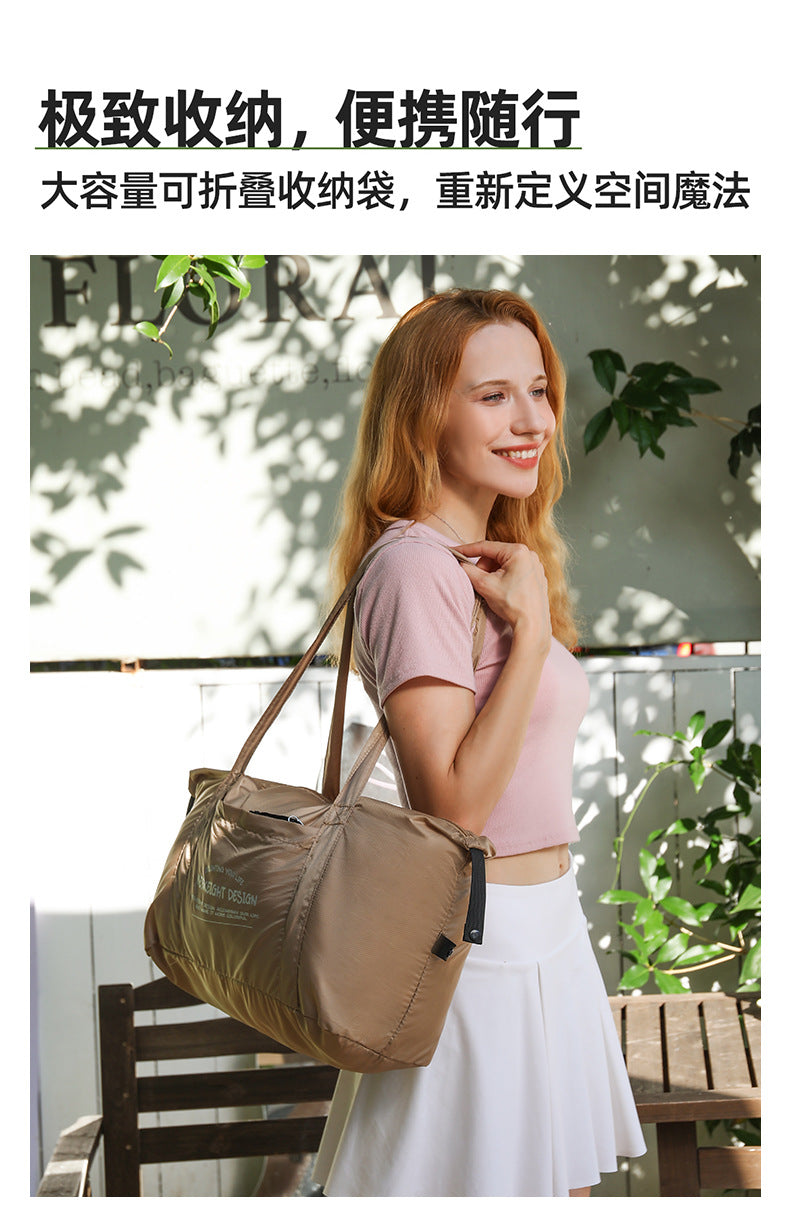 Outdoor Camping Travel Bag, Travel Handbag, Shoulder Bag, Foldable Storage Bag, Lightweight Large-Capacity Luggage, Maternity Bag