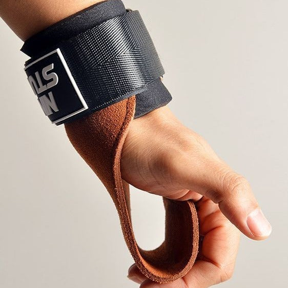 Hard Pull Booster with Cowhide Palm Men's Pull-Up Wrist Bracer Horizontal Bar Pull Back Grip with Hand Gloves Men's Fitness Gloves