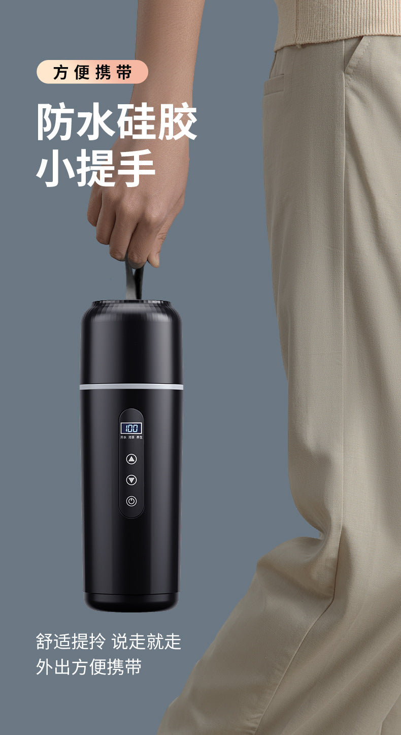 Car heating water cup 2024 new 12v24v universal usb insulation integrated size truck heating water cup