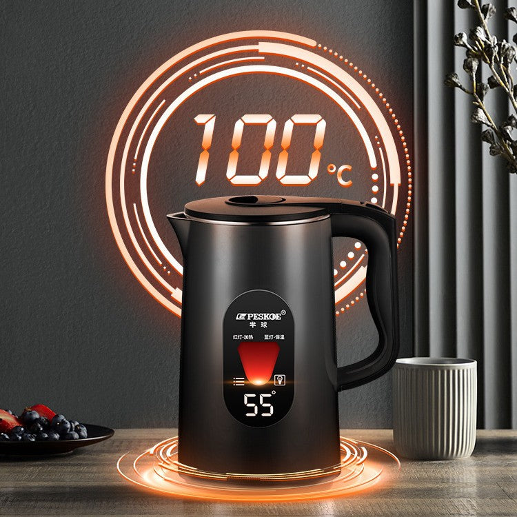 Positive Hemispherical Electric Water Kettle Insulation 3L Large Capacity Water Kettle Food Stainless Steel Water Kettle Household Dropshipping