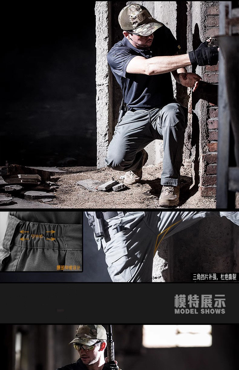 Huanlong Thunderbolt Ii Elastic Tactical Pants Men's Outdoor Clothing Jogger Hiking Mountaineering Pants American Style Workwear Pants