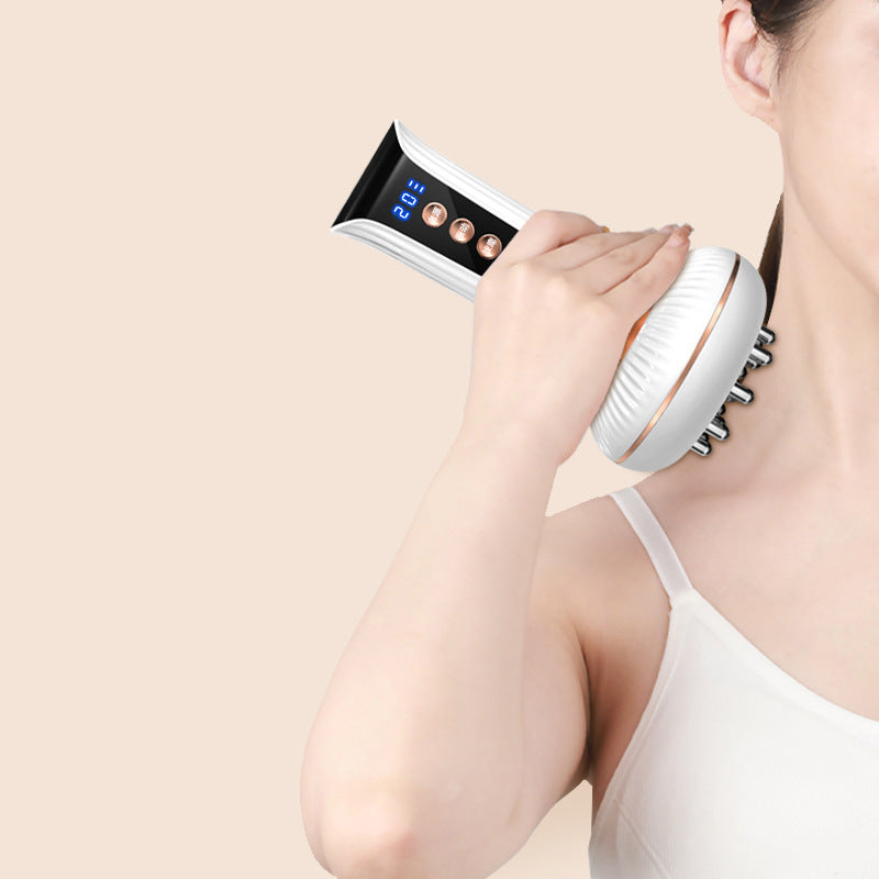 Home Smart Massage Brush Massager Microcurrent Heating Massager Beauty Device
