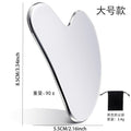 Factory direct stainless steel large heart-shaped scraping plate hand face scraping metal massage beauty tools wholesale