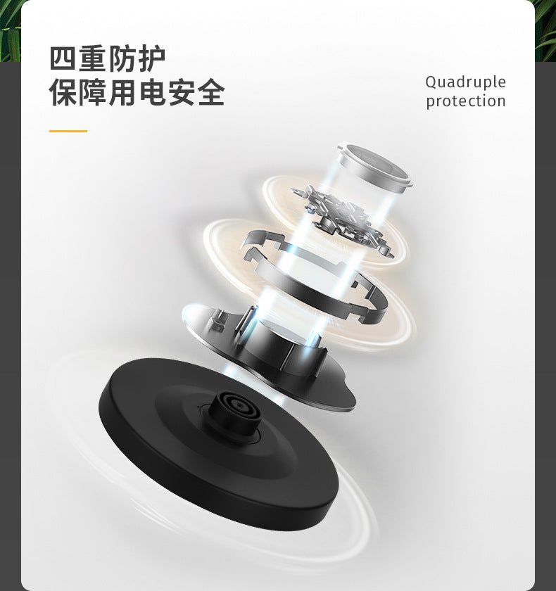 Positive Hemispherical Electric Water Kettle Insulation 3L Large Capacity Water Kettle Food Stainless Steel Water Kettle Household Dropshipping
